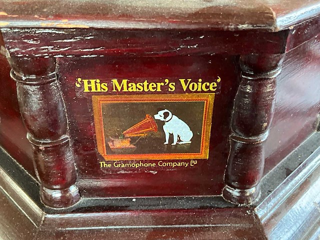 His masters voice grammofoon decorobject - afbeelding 4 van  6