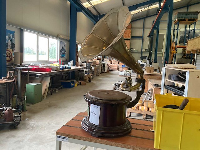 His master’s voice vintage grammofoon - afbeelding 1 van  4