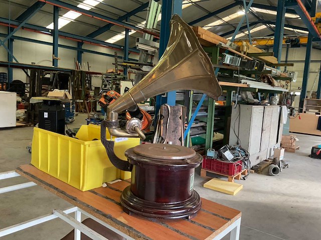 His master’s voice vintage grammofoon - afbeelding 2 van  4
