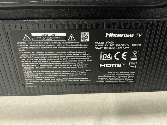 Hisense 50a6n televisie - afbeelding 8 van  8