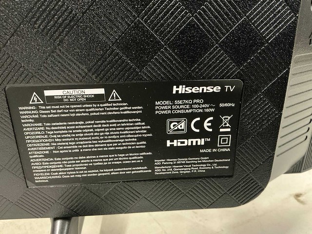 Hisense 55e7kq pro televisie - afbeelding 7 van  7