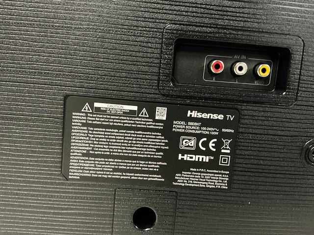 Hisense 58e6nt televisie - afbeelding 5 van  5