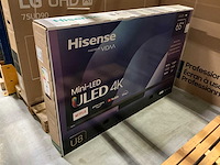 Hisense 65u8kq mini-led uled 4k 65’’ tv - afbeelding 1 van  4