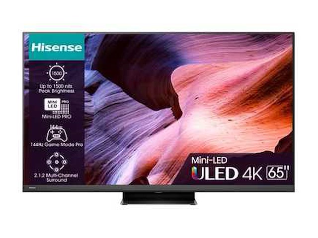 Hisense 65u8kq mini-led uled 4k 65’’ tv - afbeelding 2 van  4