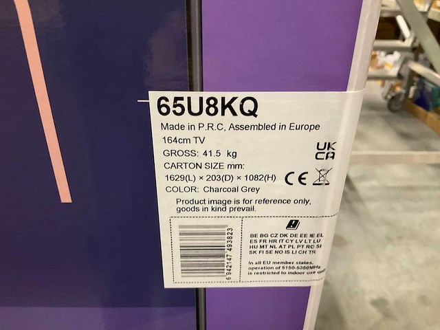 Hisense 65u8kq mini-led uled 4k 65’’ tv - afbeelding 4 van  4