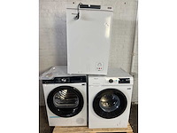 Hisense dh3s802bw3 wasdroger | hisense wf1q8041bw wasmachine | hisense mcf95e - afbeelding 1 van  7