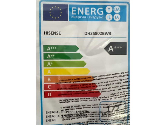 Hisense dh3s802bw3 wasdroger | hisense wf1q8041bw wasmachine | hisense mcf95e - afbeelding 5 van  7