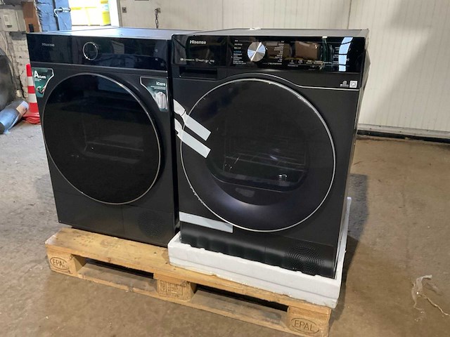 Hisense dh5s102bb & dh5i104bbab wasdroger (2x) - afbeelding 1 van  10