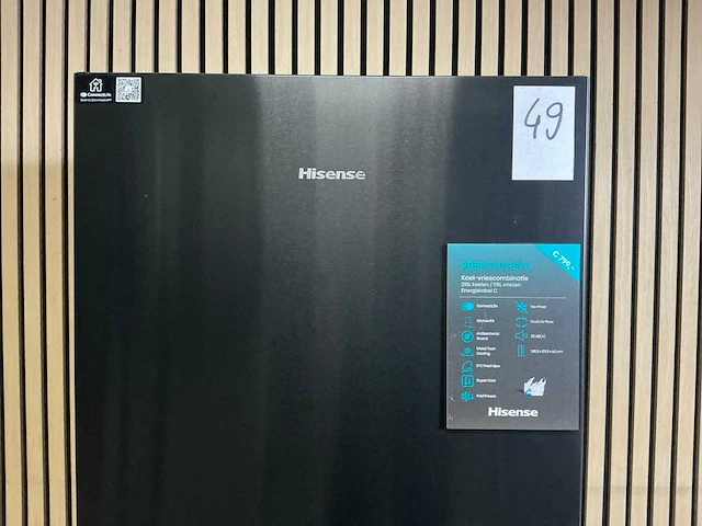 Hisense rb5k330gsfc vrijstaande koel-vries combinatie - afbeelding 5 van  10