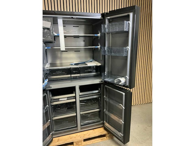 Hisense rq760n4sbfe. vrijstaande amerikaanse koelkast - afbeelding 2 van  20