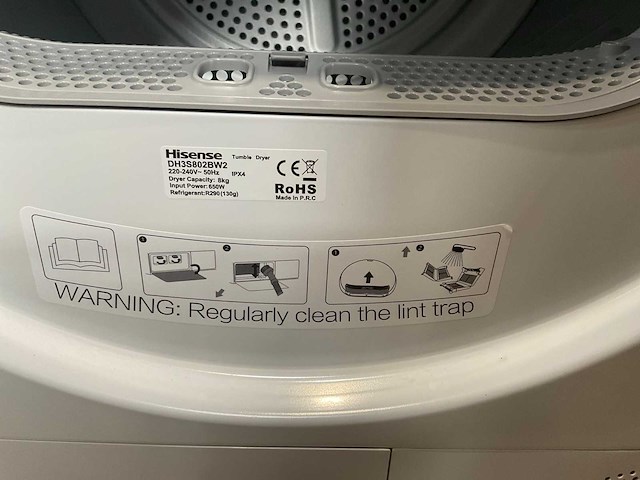 Hisense wasdroger (2x) - afbeelding 10 van  11