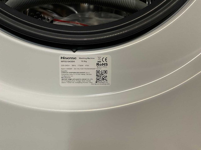 Hisense wasmachine (3x) - afbeelding 5 van  15