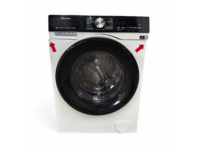 Hisense wd3s9043bw3 was-droogcombinatie energieklasse a (-30%) 9 kg wassen / 6 kg drogen 1400 toeren - afbeelding 2 van  5