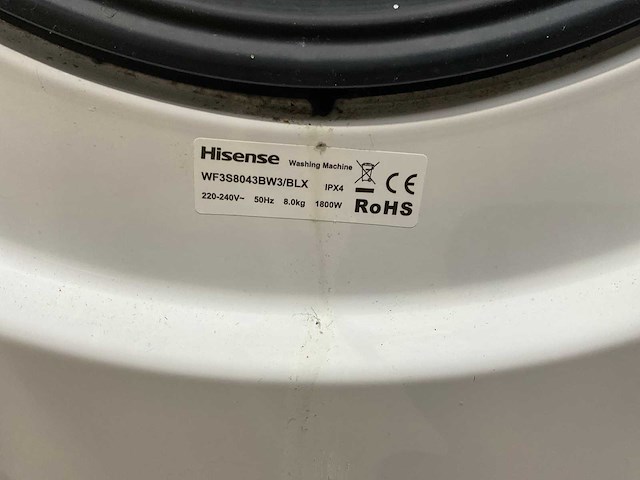 Hisense wf3s8043bw3 wasmachines (2x) - afbeelding 6 van  9