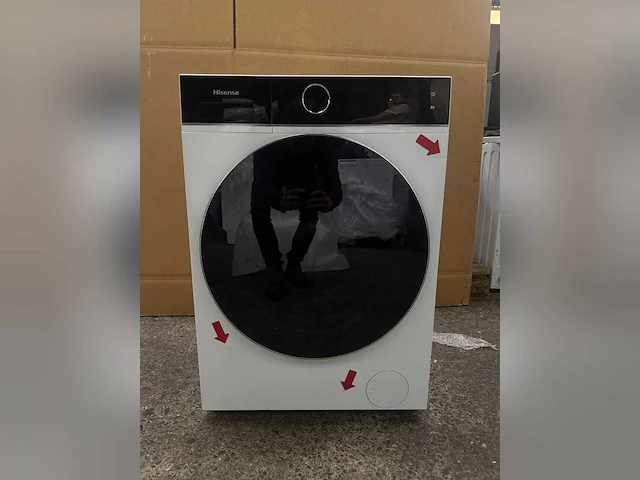 Hisense wf5i8043bwf wasmachine – 8 kg, 1400 toeren, energielabel a - afbeelding 10 van  17