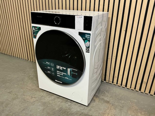 Hisense wf5i8043bwf wasmachine - afbeelding 2 van  6