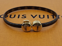 Historic mini monogram bracelet, louis vuitton, armband, bruin, goud - afbeelding 2 van  7