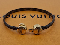 Historic mini monogram bracelet, louis vuitton, armband, bruin, goud - afbeelding 5 van  7