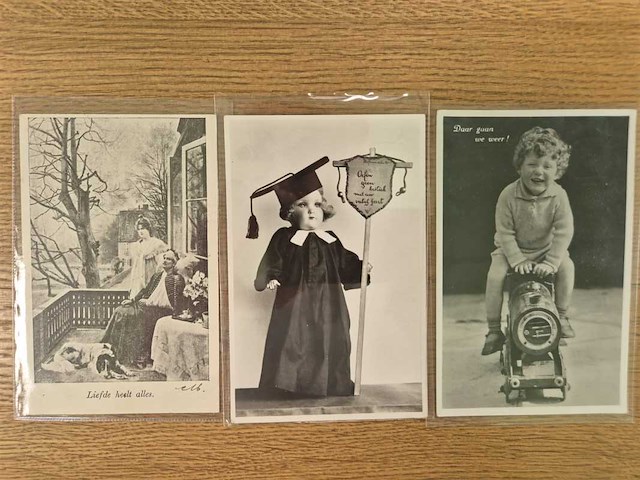 Historische ansichtkaarten o.a. met humor en sport - ca 1900-1960 - afbeelding 2 van  23