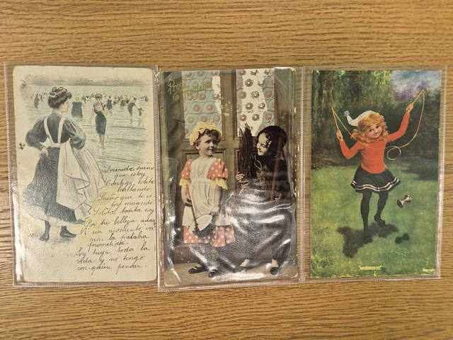 Historische ansichtkaarten o.a. met humor en sport - ca 1900-1960 - afbeelding 4 van  23