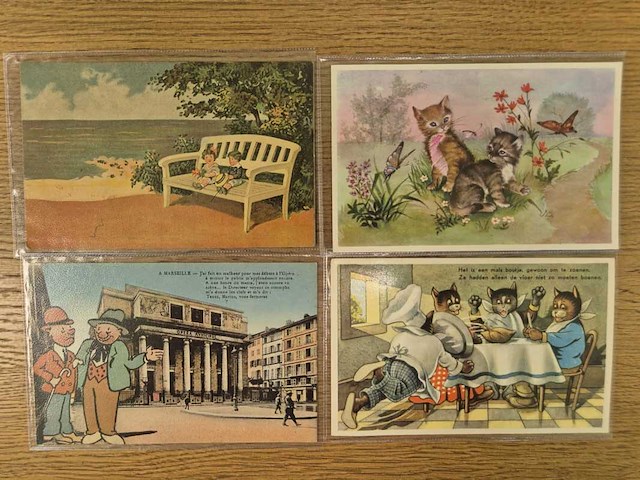 Historische ansichtkaarten o.a. met humor en sport - ca 1900-1960 - afbeelding 6 van  23