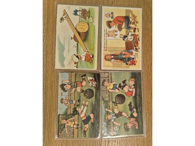 Historische ansichtkaarten o.a. met humor en sport - ca 1900-1960 - afbeelding 20 van  23