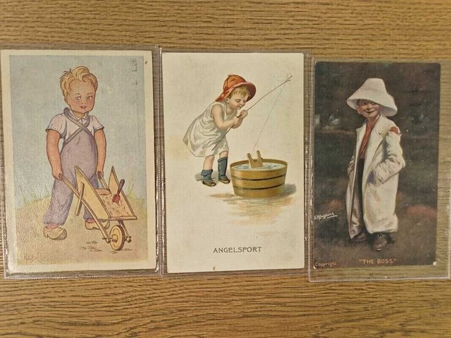 Historische ansichtkaarten o.a. met humor en sport - ca 1900-1960 - afbeelding 22 van  23