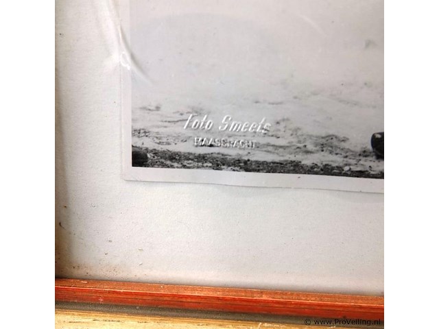 Historische foto van boer met trekpaard - afbeelding 4 van  5