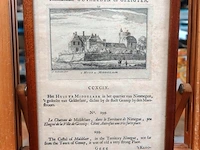 Historische gravure het huis te middelaar te limburg - afbeelding 2 van  5
