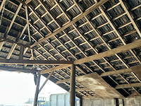 Historische houten veldschuur / kapschuur (ca. 1918) ca.24x14mtr. - afbeelding 2 van  23