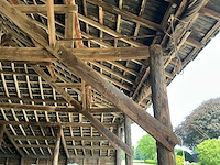 Historische houten veldschuur / kapschuur (ca. 1918) ca.24x14mtr. - afbeelding 3 van  23