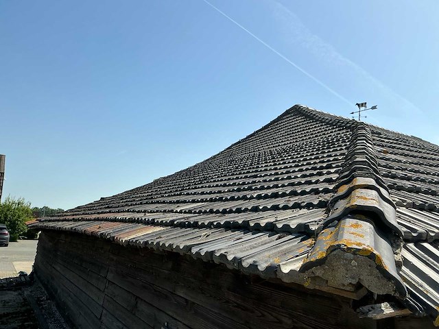 Historische houten veldschuur / kapschuur (ca. 1918) ca.24x14mtr. - afbeelding 6 van  23