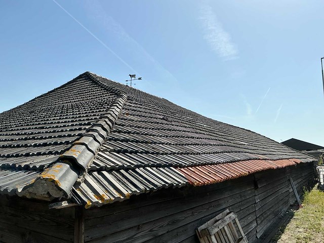 Historische houten veldschuur / kapschuur (ca. 1918) ca.24x14mtr. - afbeelding 7 van  23