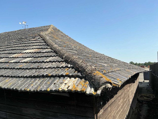 Historische houten veldschuur / kapschuur (ca. 1918) ca.24x14mtr. - afbeelding 10 van  23