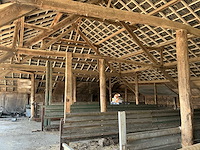 Historische houten veldschuur / kapschuur (ca. 1918) ca.24x14mtr. - afbeelding 13 van  23
