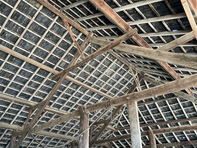 Historische houten veldschuur / kapschuur (ca. 1918) ca.24x14mtr. - afbeelding 19 van  23