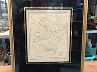 Historische kaart van de gemeente beers in de provincie noord-brabant. - afbeelding 1 van  5