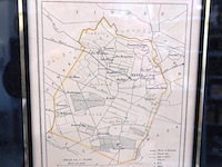 Historische kaart van de gemeente beers in de provincie noord-brabant. - afbeelding 2 van  5