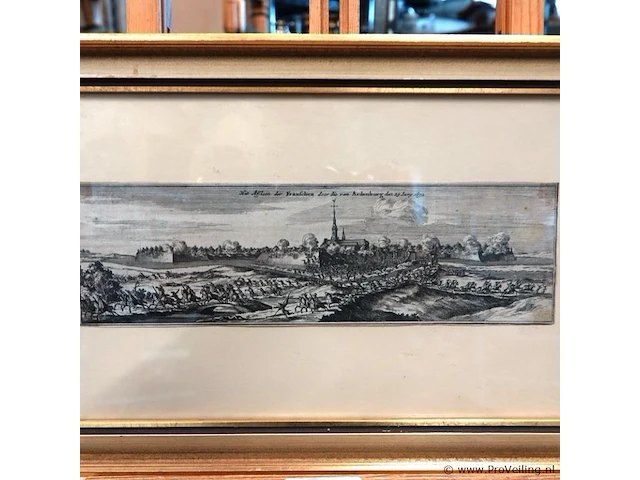 Historische prent van de afslag van de franse aanval op aardenburg op 29 juni 1672 - afbeelding 2 van  5