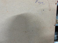Historische tekening in twee delen. links "het oude gasthuys van achteren aan de brabandsche kerffmarkt" en rechts "het raritand huys." - afbeelding 5 van  5