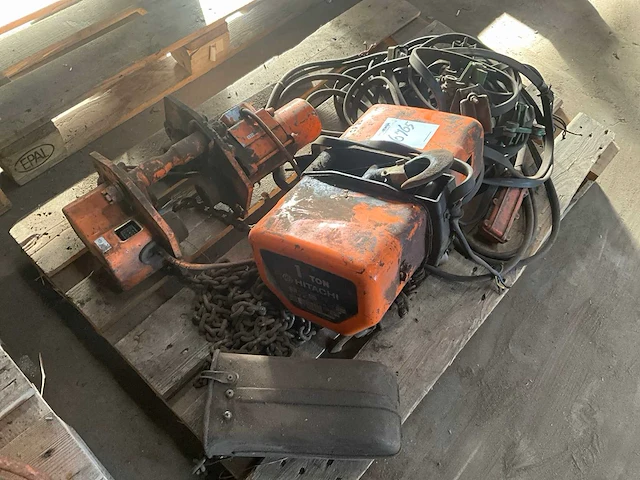 Hitachi - 1sh (1000 kg) met elektrische loopkat - kettingtakel - afbeelding 7 van  9