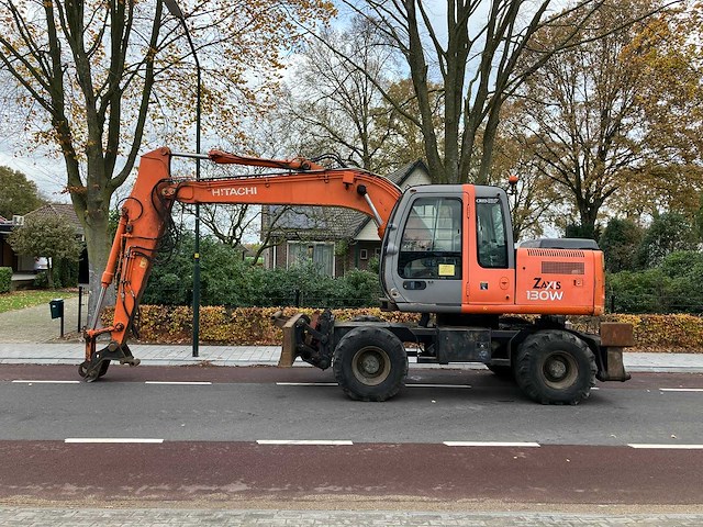 Hitachi - 2008 - zx130w - banden graafmachine - afbeelding 2 van  26