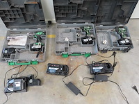Hitachi - accugereedschap 18v (3x) - afbeelding 1 van  5