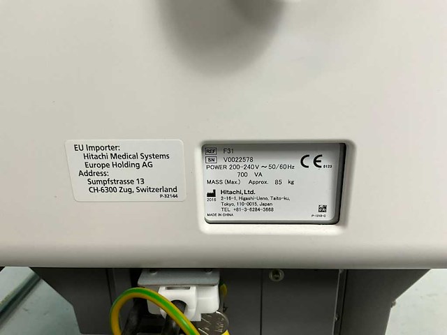 Hitachi - aloka prosound f31 - echoapparaat - 2016 - afbeelding 9 van  10