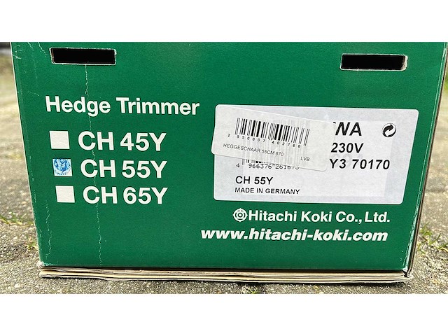 Hitachi - ch55y - heggenschaar - 2024 - afbeelding 3 van  7