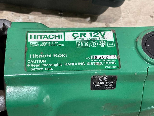 Hitachi - cr12v - reciprozaag - afbeelding 7 van  7