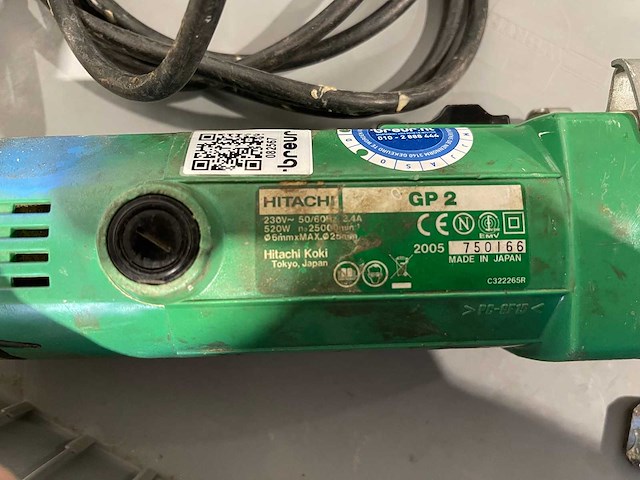 Hitachi - gp 2 - elektrische stift freesmachine - afbeelding 3 van  3