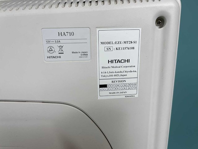 Hitachi - hi vision ascendus - echoapparaat - 2011 - afbeelding 10 van  11