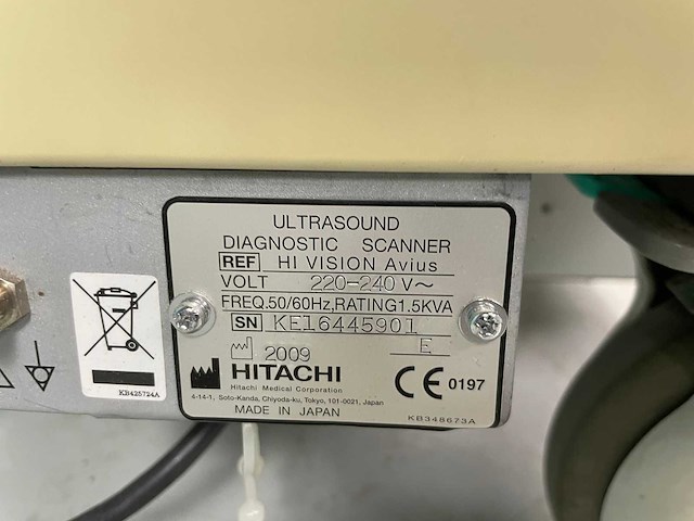 Hitachi - hi vision avius - echoapparaat - 2009 - afbeelding 7 van  10