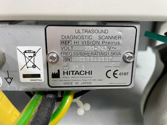 Hitachi - hi vision preirus - echoapparaat - 2010 - afbeelding 9 van  9